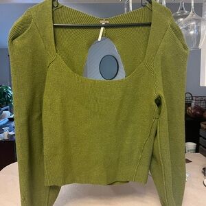FREE PEOPLE OPEN BACK SWEATER